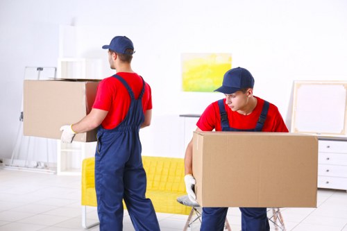 Office relocation team planning a move in Fulham