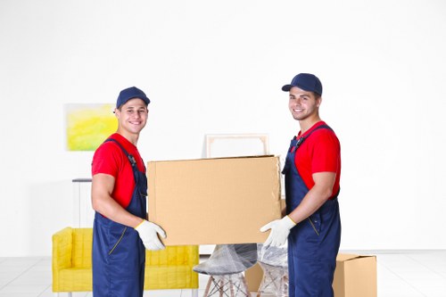 Office removal team planning a business move in Fulham
