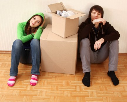 Local movers handling furniture for a Fulham family home