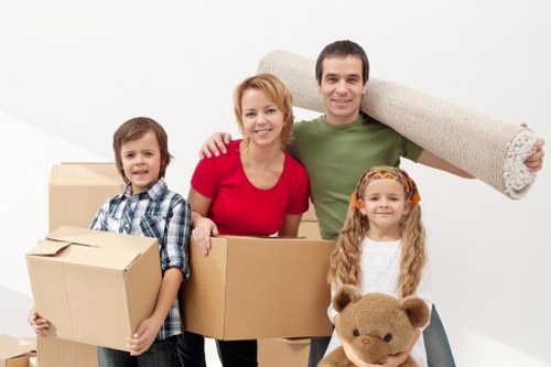 Packing and furniture handling for a Fulham home removal