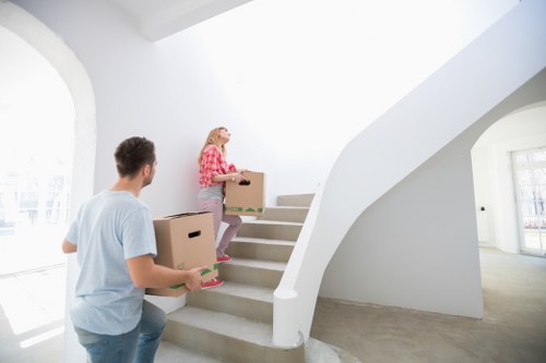 Secure loading inside a man and van vehicle