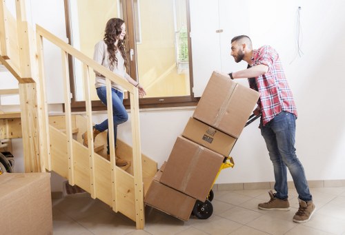 Public liability insurance concept for a professional man and van service