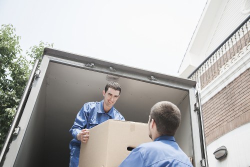 Furniture protection and packing for a Fulham removals job